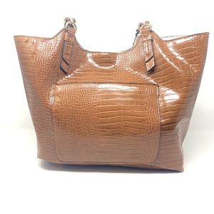 Belk | Faux Croc Tote Bag